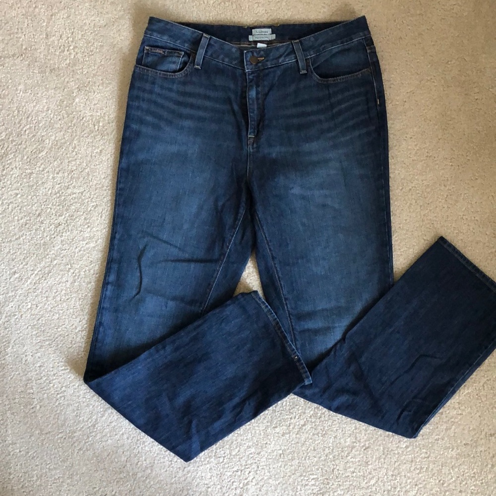 LL Bean favorite fit jeans